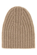 The Row MARLY Ribbed Cashmere Beanie — Beige