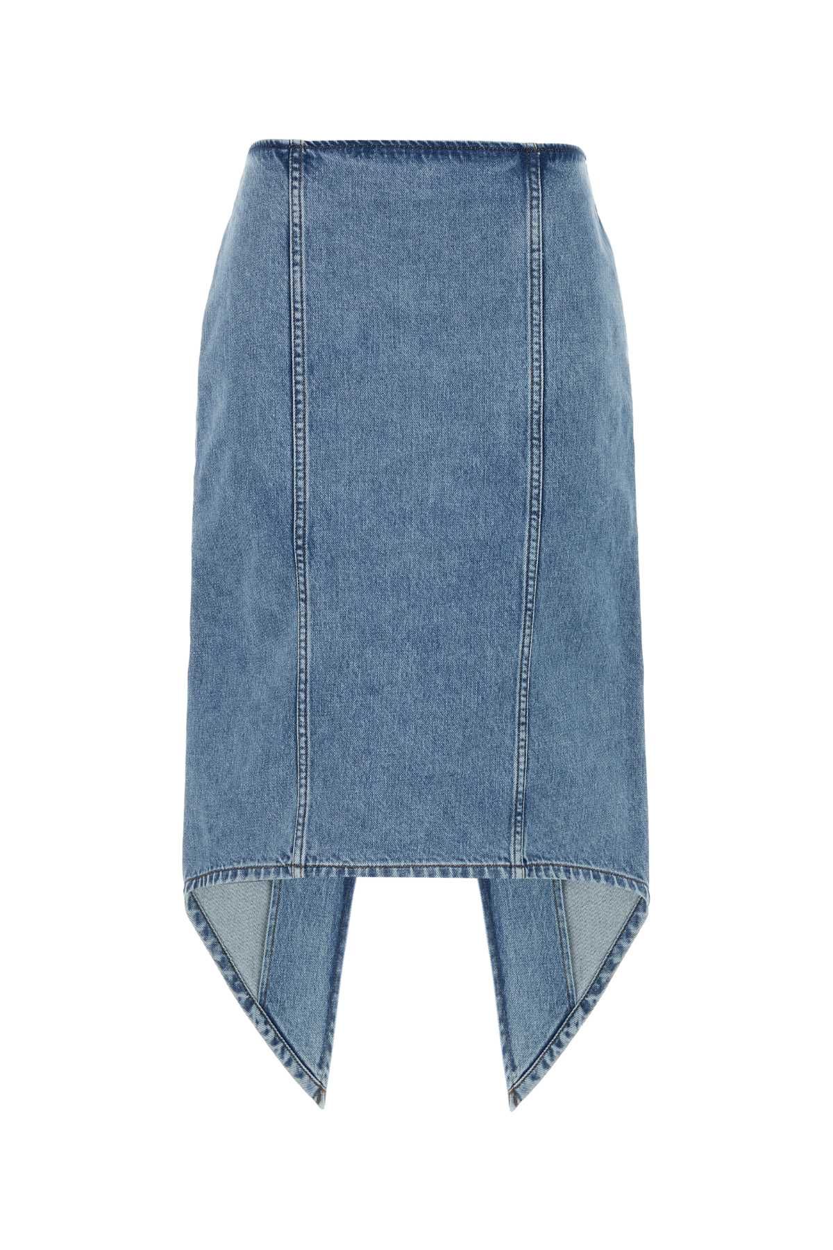 Falda midi JW Anderson — Azul