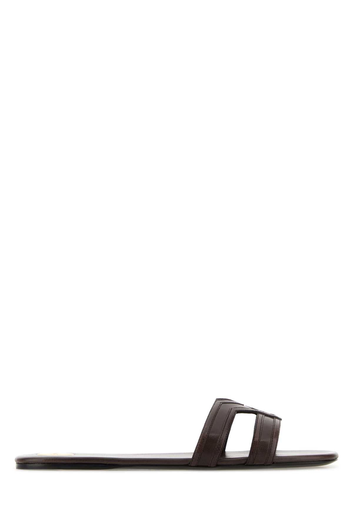 Saint Laurent Mabrouka Slide — Brown