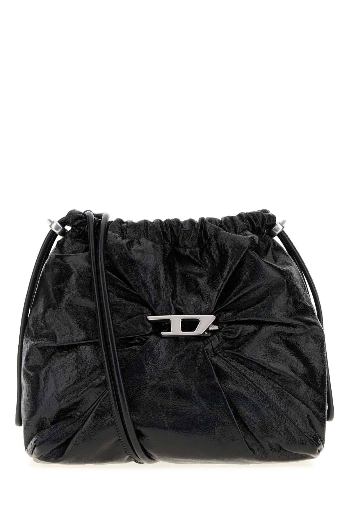 Diesel Tracolla Bucket Bag — Black