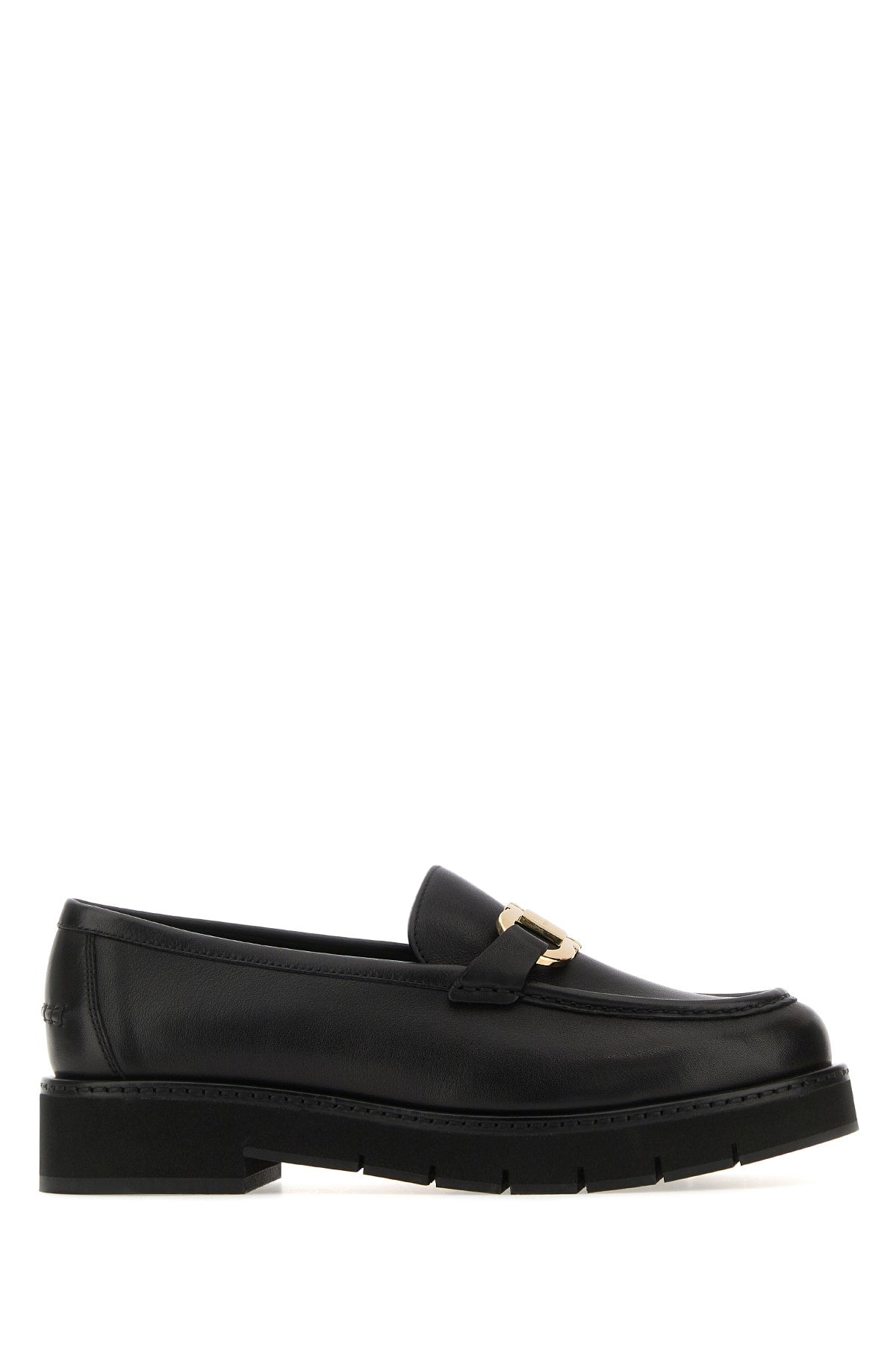 Ferragamo Maryan Lug Loafer — Black