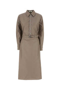 Fendi Dress Shirt Dress — Gray
