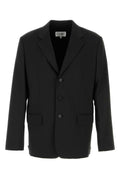 MM6 Maison Margiela Jersey Blazer — Black