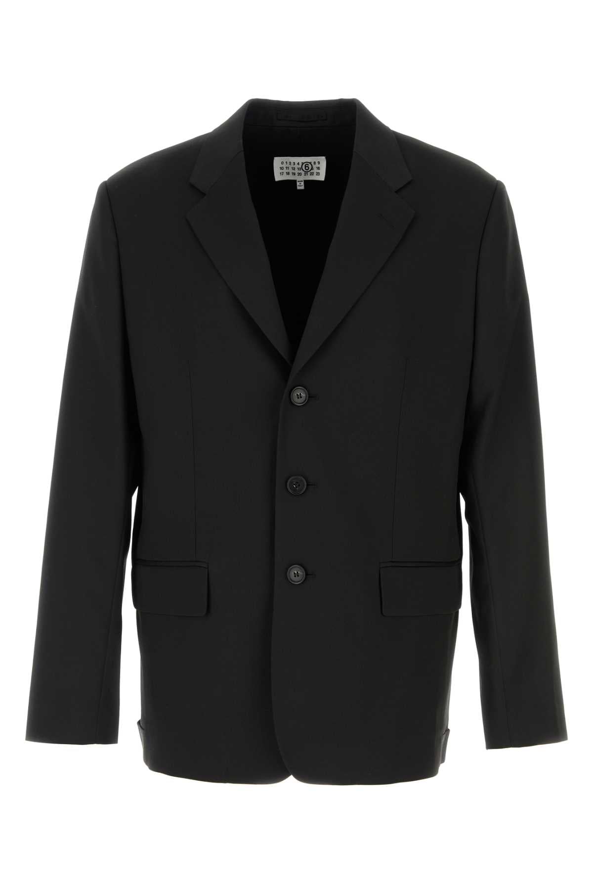MM6 Maison Margiela Jersey Blazer — Black