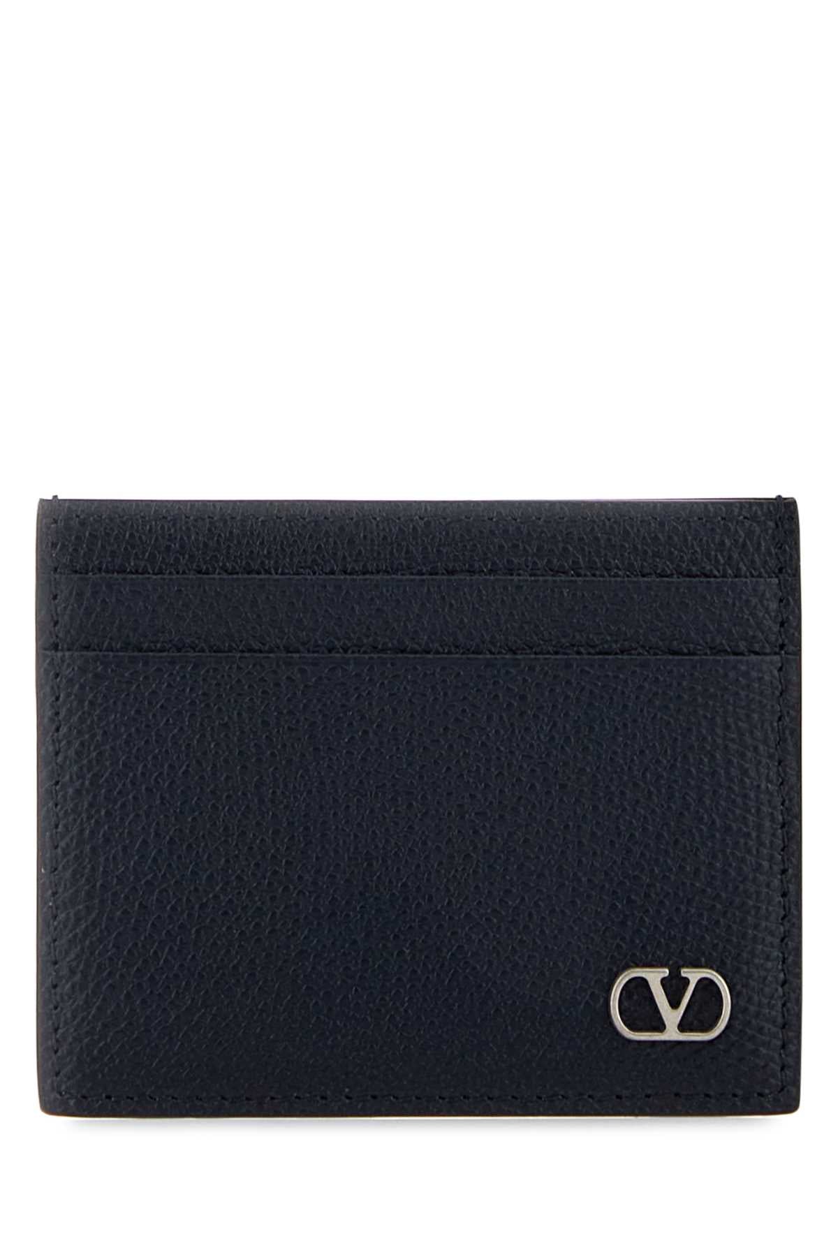 Valentino Garavani Holder Card Case — Navy