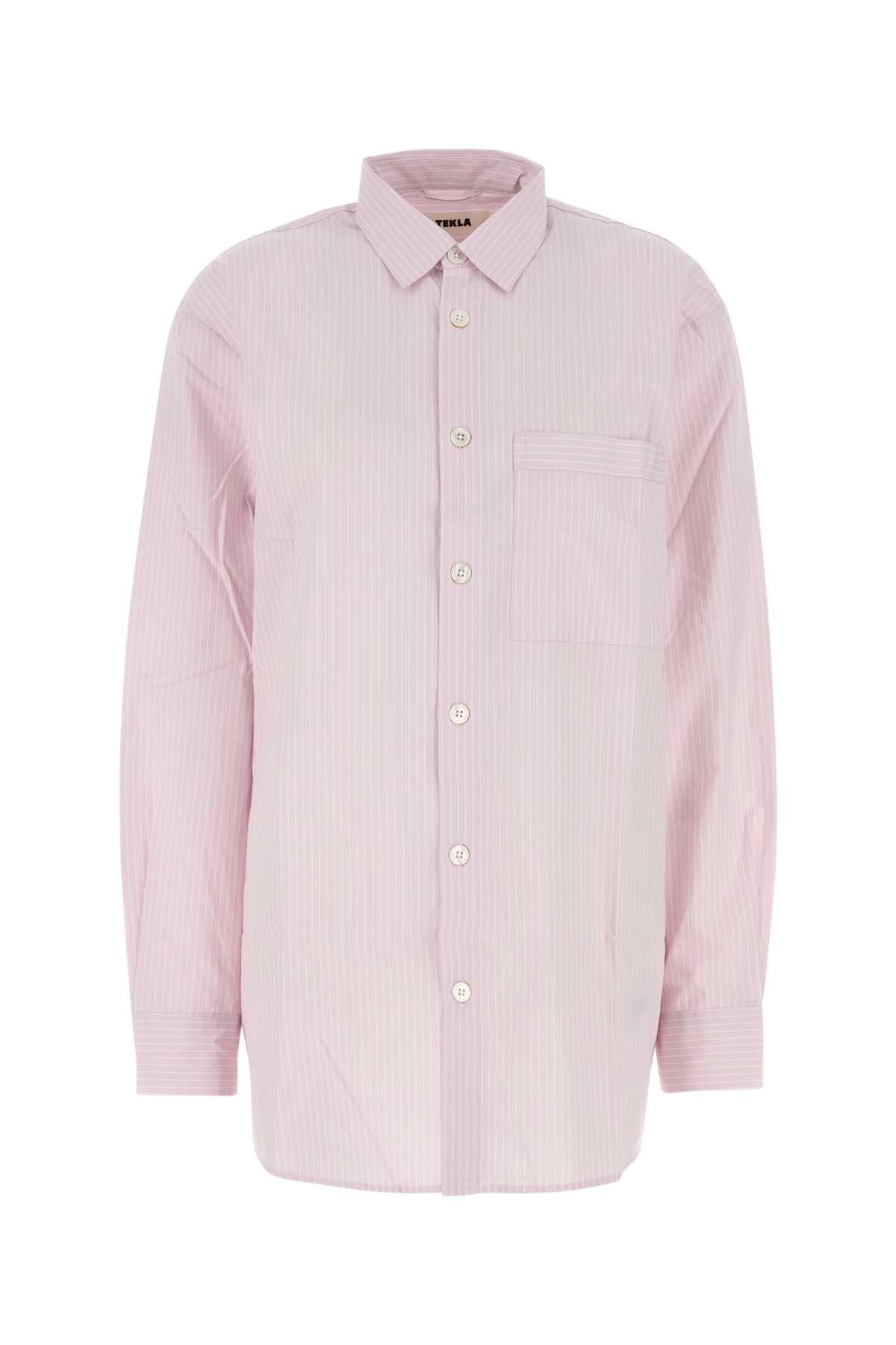 Tekla Pyjamas Shirt — Pink
