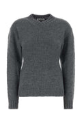 Jil Sander Wool Crewneck Sweater — Gray