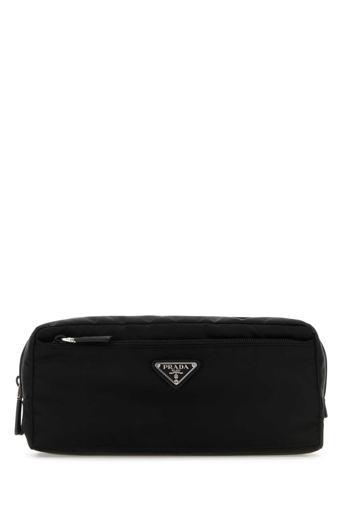 Prada Case Travel Wallet — Black