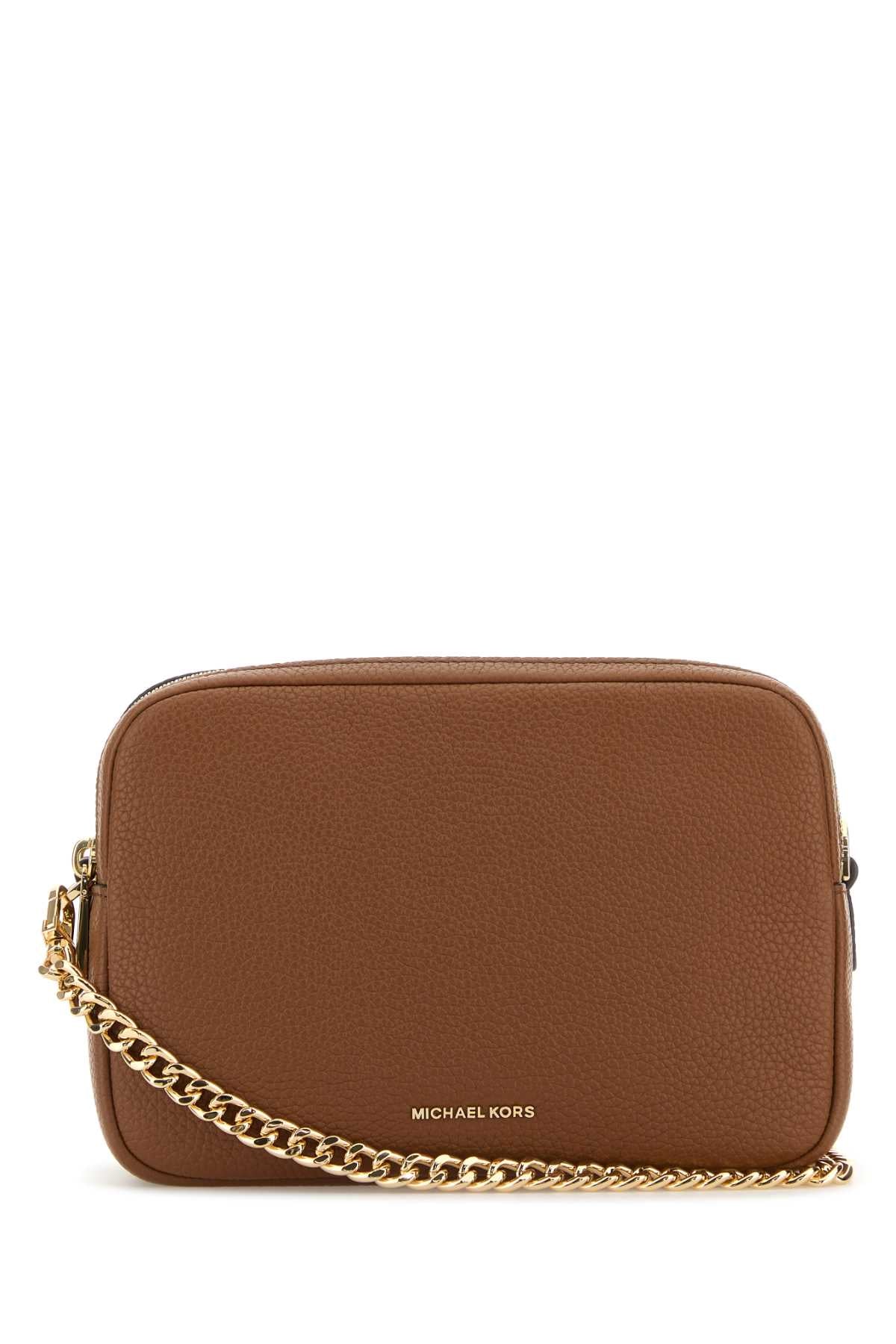 Michael By Michael Kors Dblzp Shoulder Bag — Brown