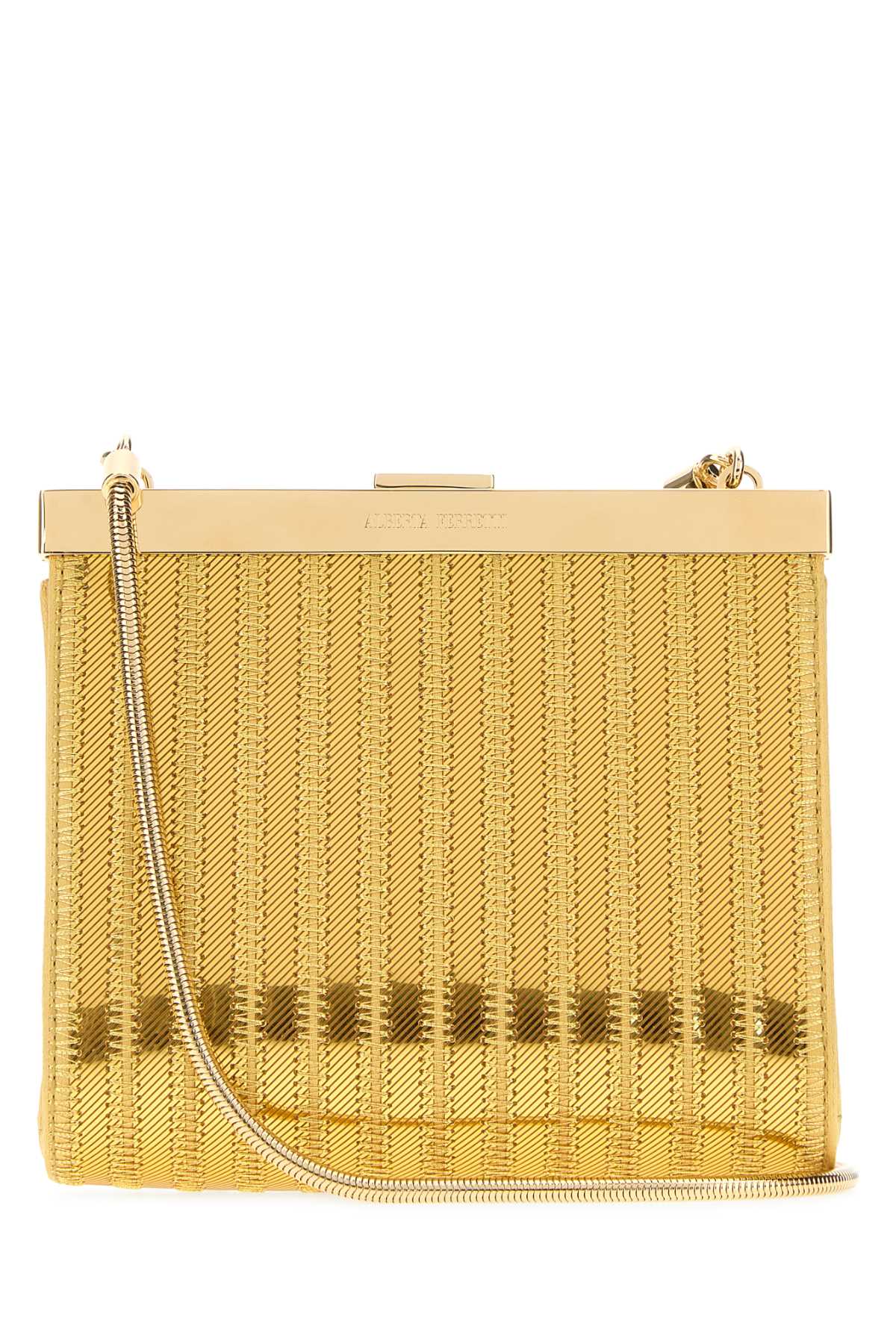 Alberta Ferretti Clutch — Gold