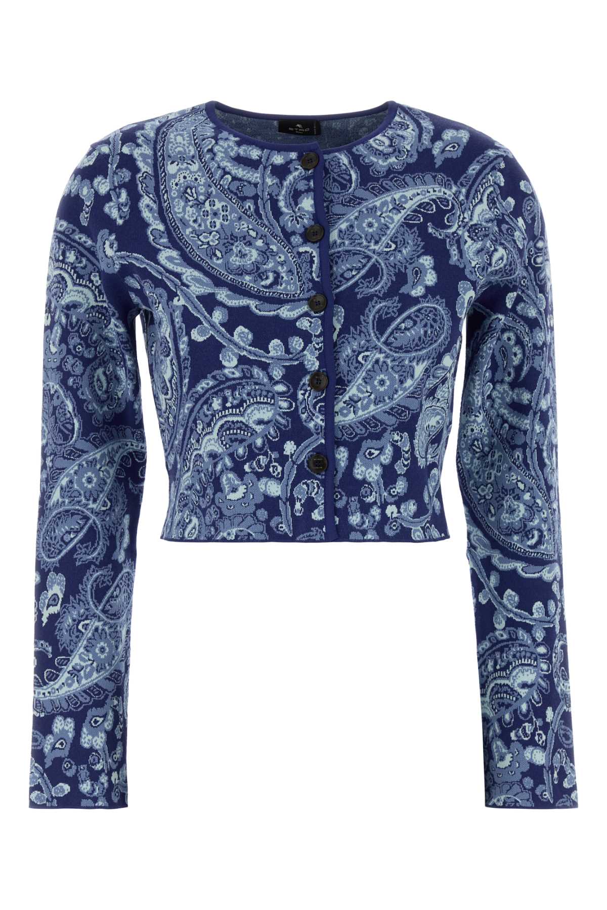 Etro Fantasia Cardigan — Navy