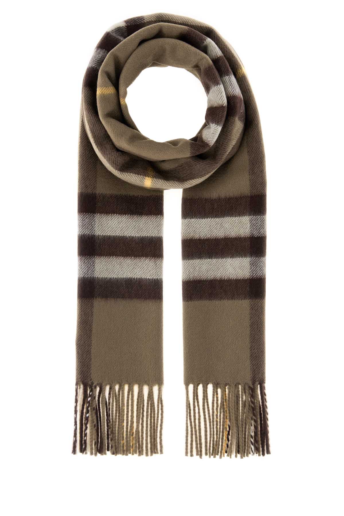 Burberry Giant Check Scarf — Beige