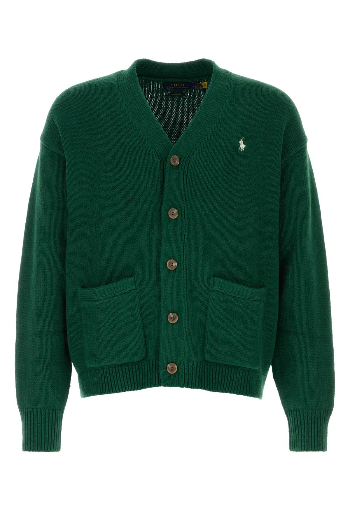 Polo Ralph Lauren Cotton-Knit Cardigan — Green