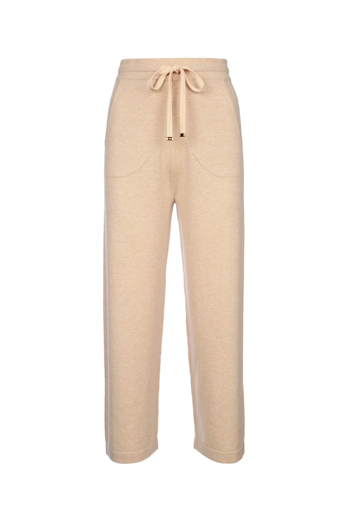 Elisabetta Franchi Tricot Trousers — Beige