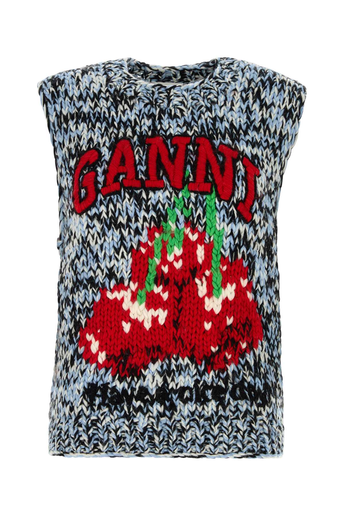 Ganni Wool Vest — Multicolor