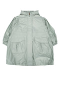 Moncler Jr Afet Long Parka — Cream