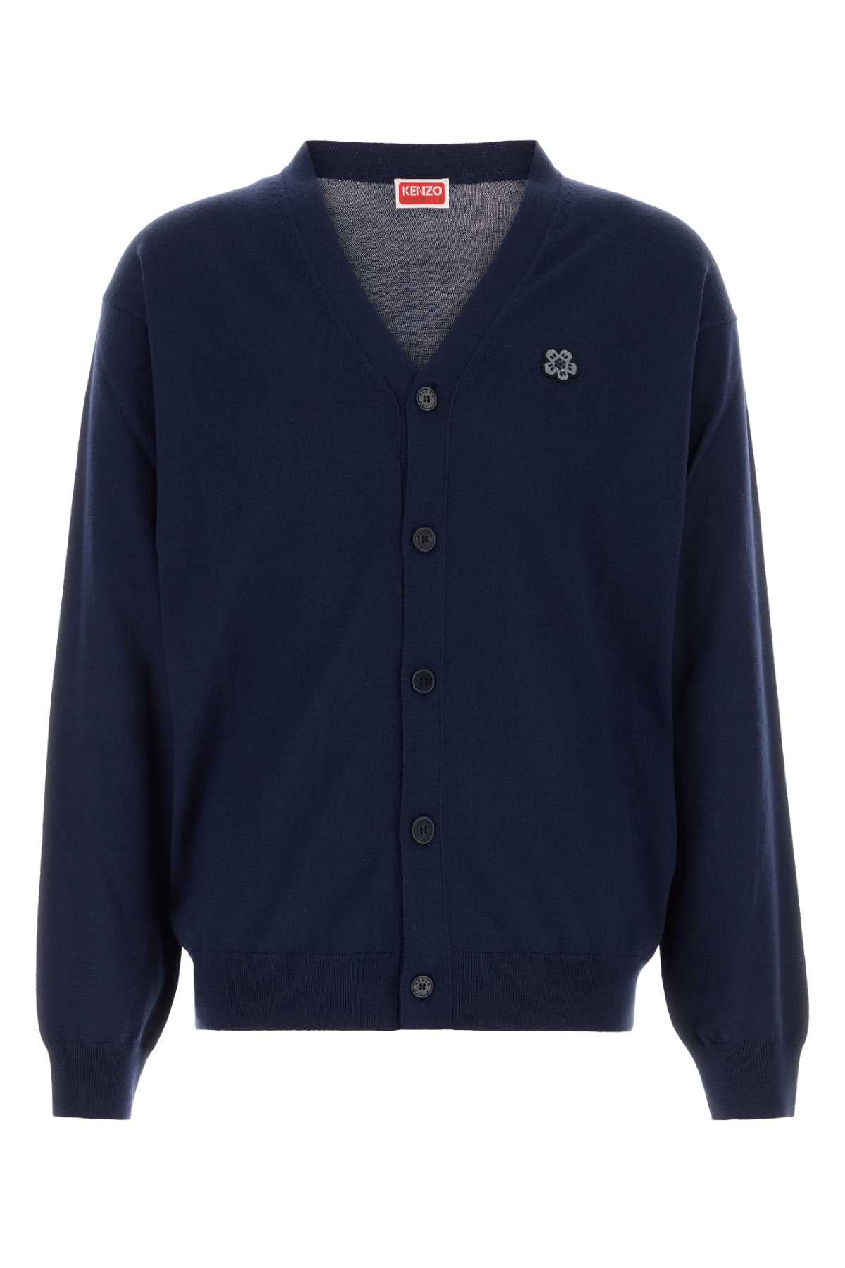 Kenzo Boke Cardigan — Navy
