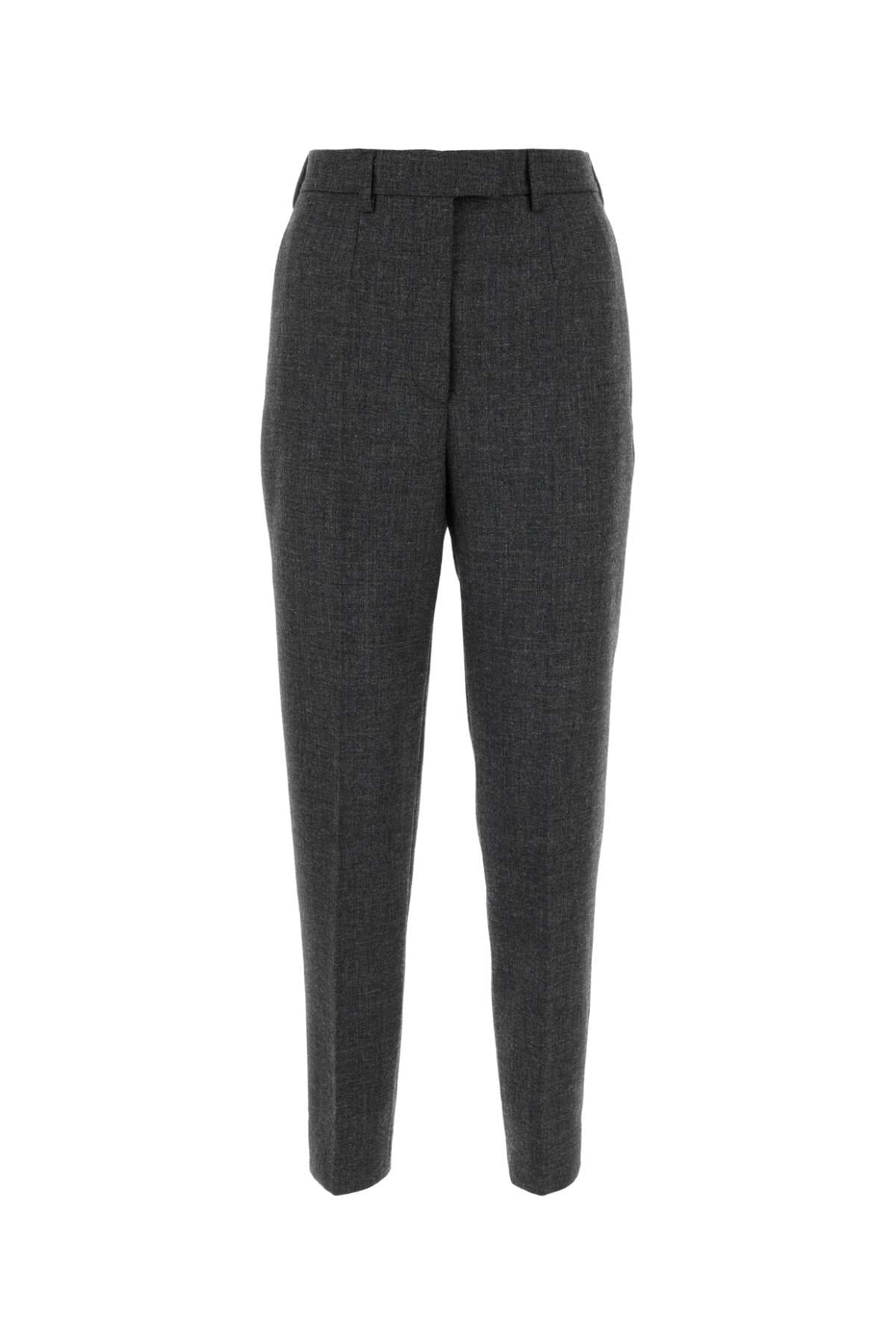 Prada Wool Trousers — Gray