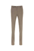 Pt Torino Stretch Wool Trousers — Beige