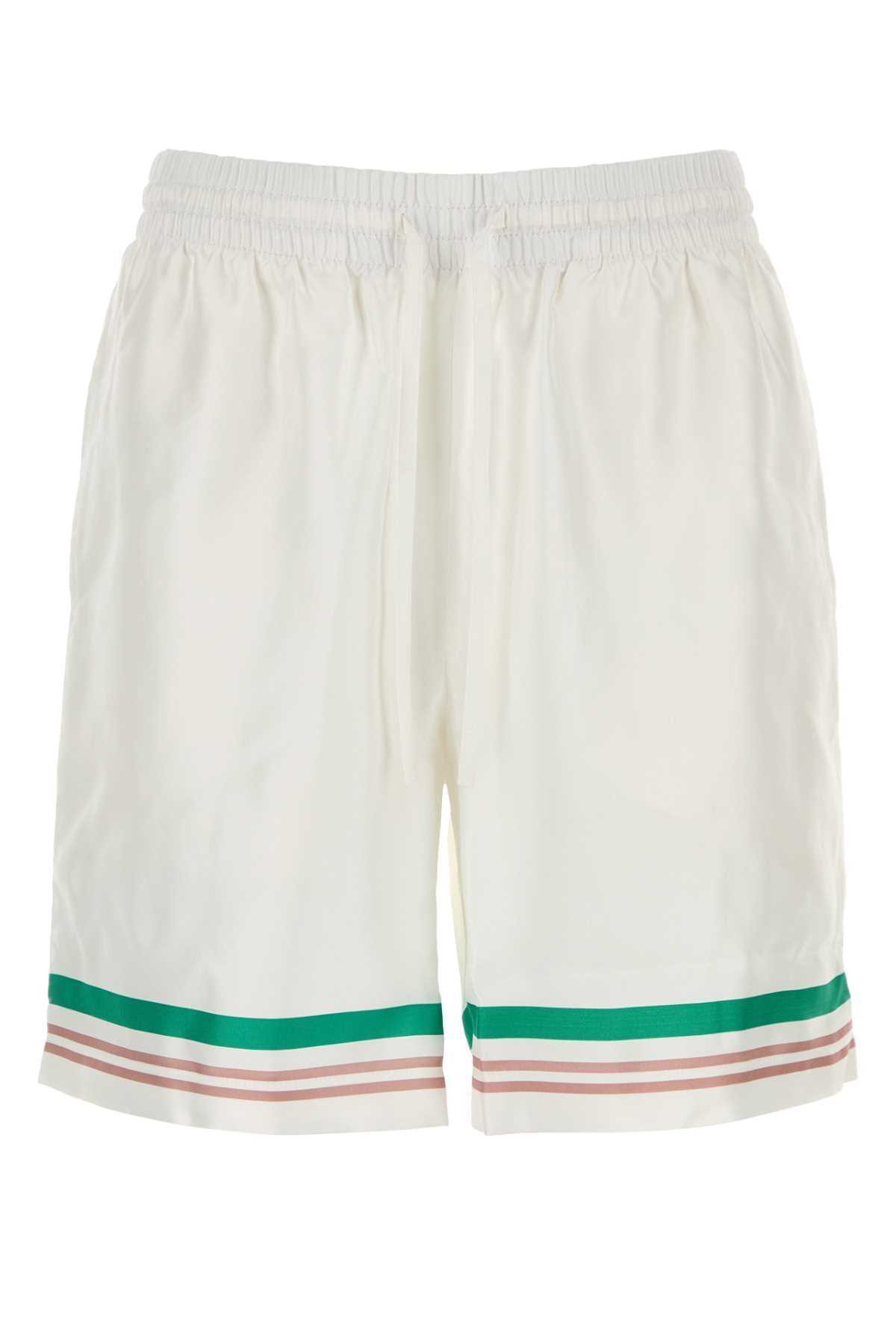 Casablanca Shorts Bermuda Shorts — White