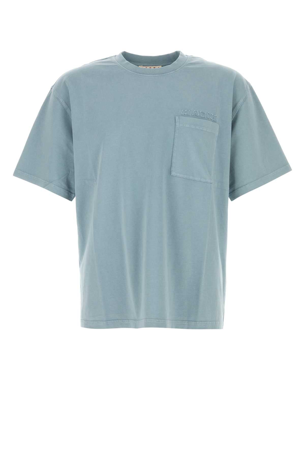 Marni Cotton T-Shirt — Blue
