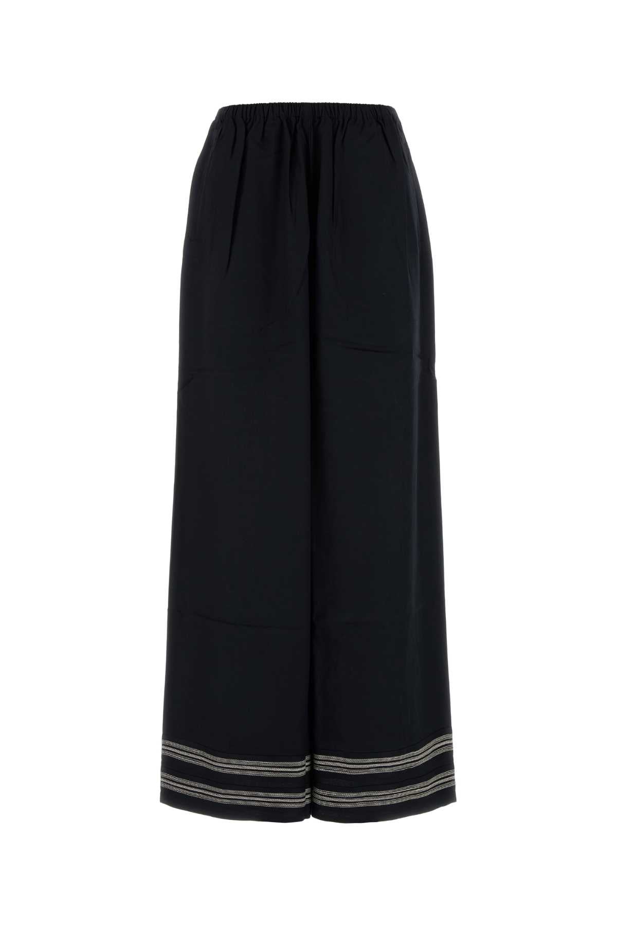 Bode Mathilde Trousers — Black