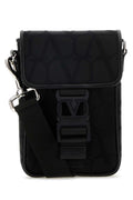 Valentino Garavani Toile Iconographe Card Case — Black
