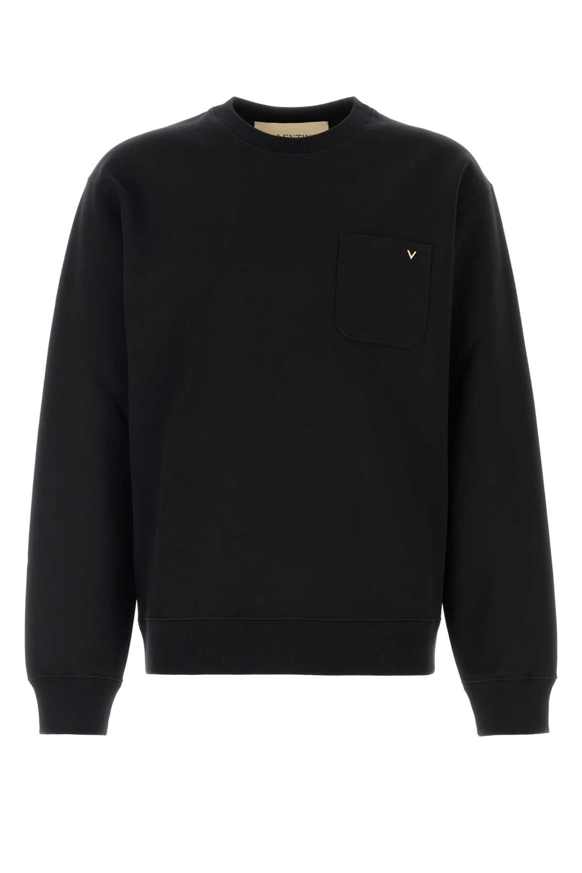 Valentino Garavani Felpa Sweatshirt — Black