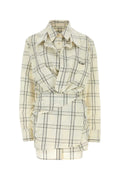 The Attico Fantasia Shirt Dress — White
