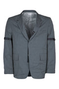 Thom Browne Wool-Blend Blazer — Gray