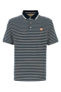 Valentino Garavani Jersey Polo Shirt — Navy