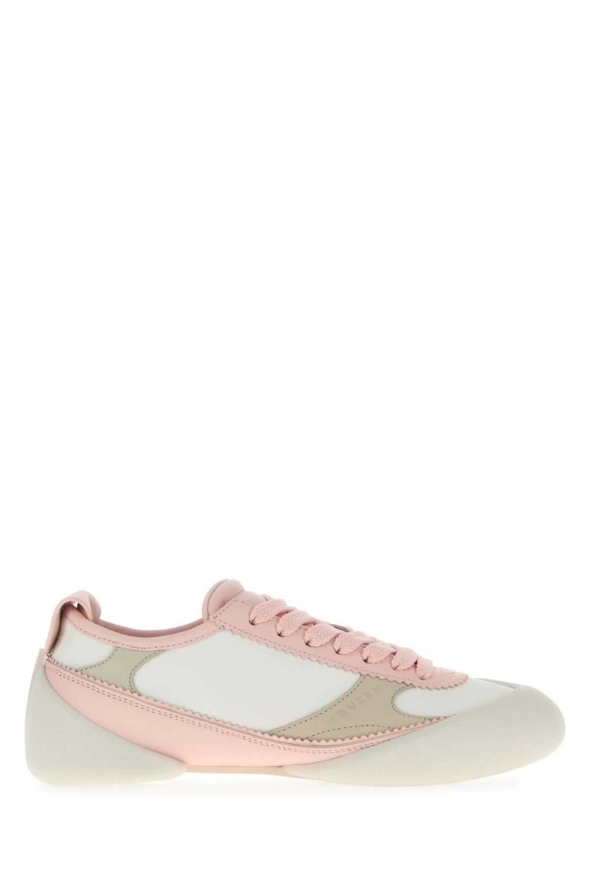 Alexander McQueen Zapatillas de piel multicolor — Multicolor