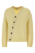 Jil Sander Wool Cashmere Cardigan — Yellow
