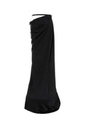Tom Ford Silk Wrap Skirt — Black