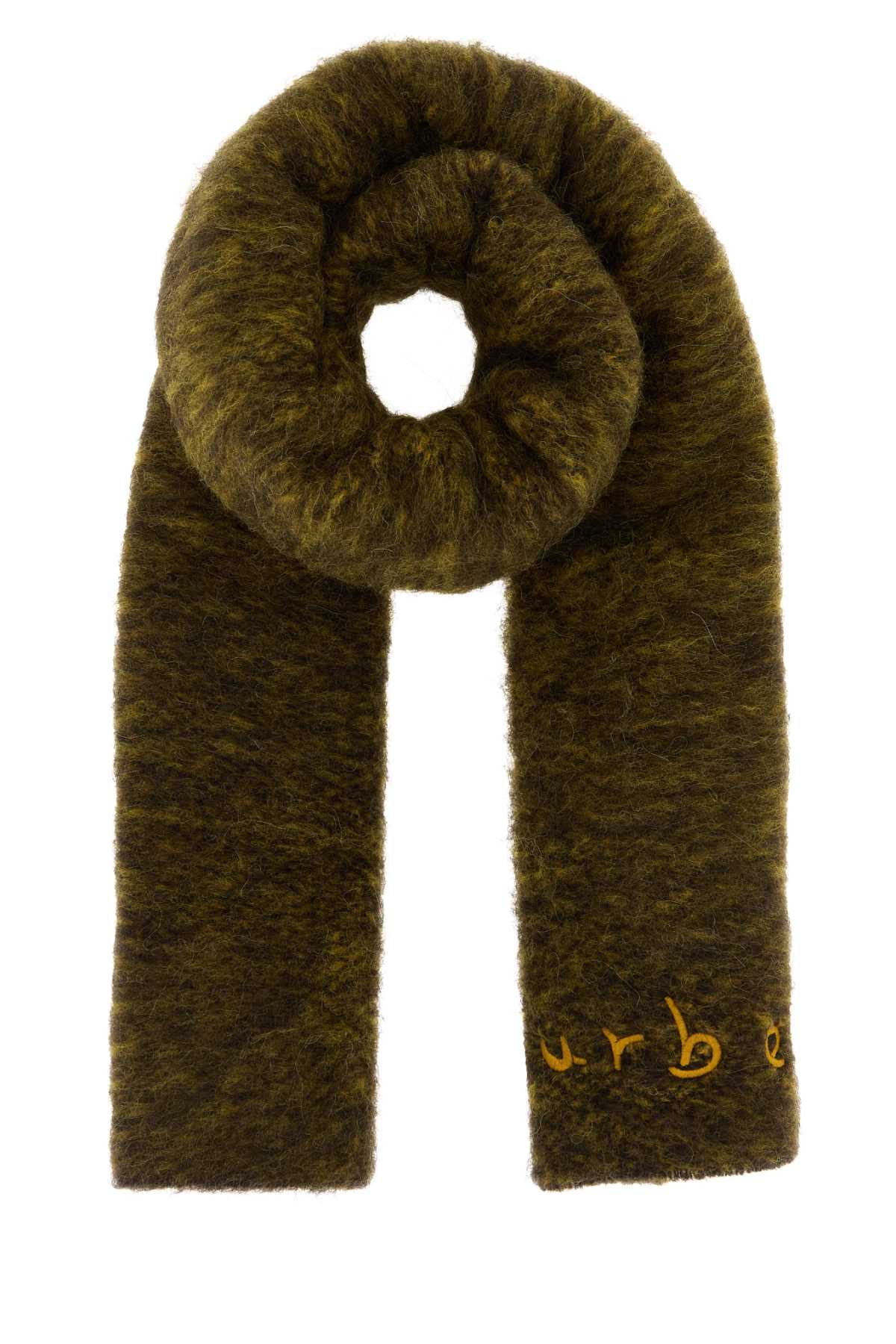 Burberry Alpaca Scarf — Green