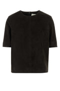 Loulou De Saison Suede T-Shirt — Brown