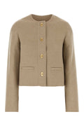 Ferragamo Chatmelange Sweater — Beige