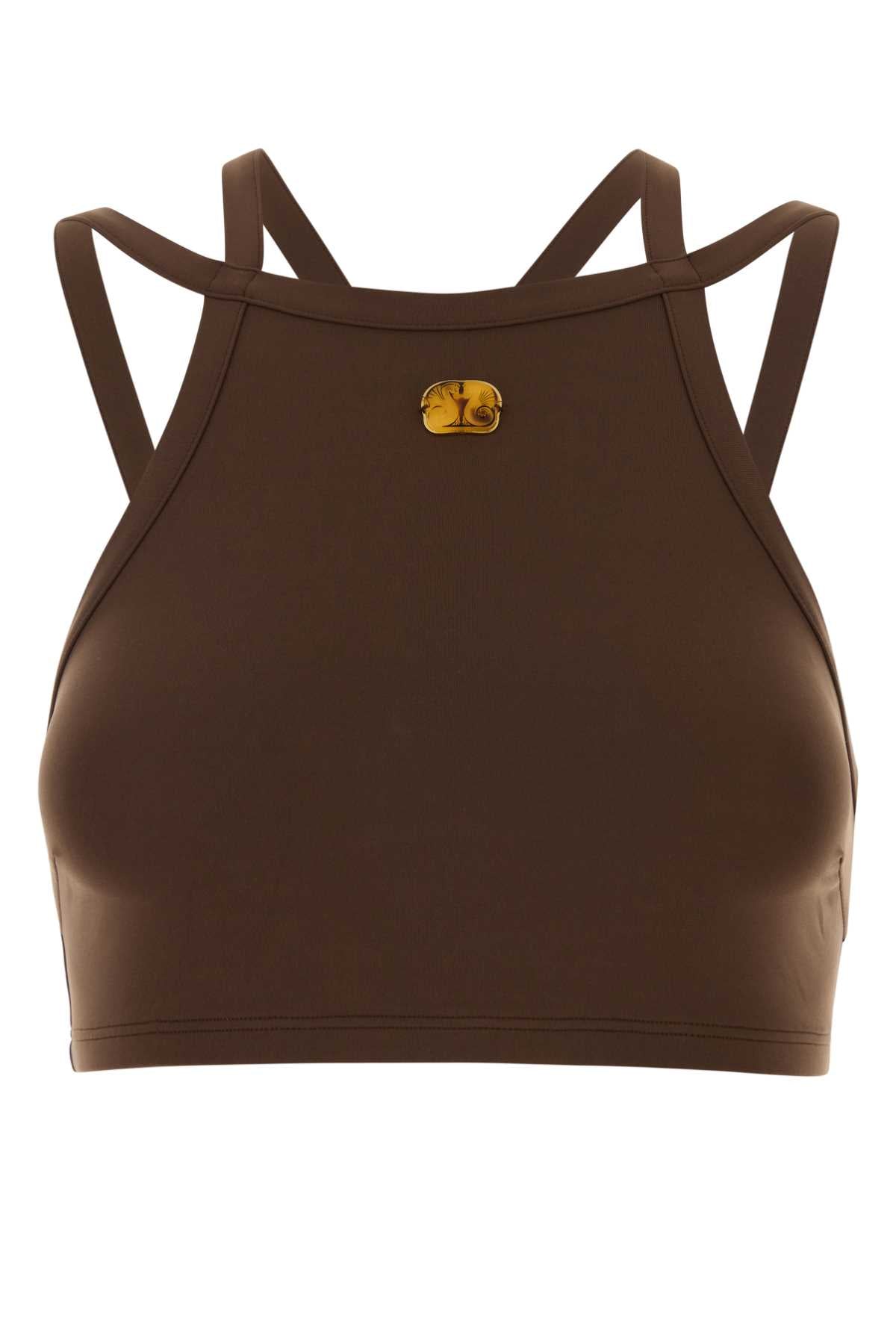 Blaze Neely Bikini Top — Brown