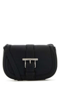 Alexander McQueen T-Bar Satchel Mini Bag — Black