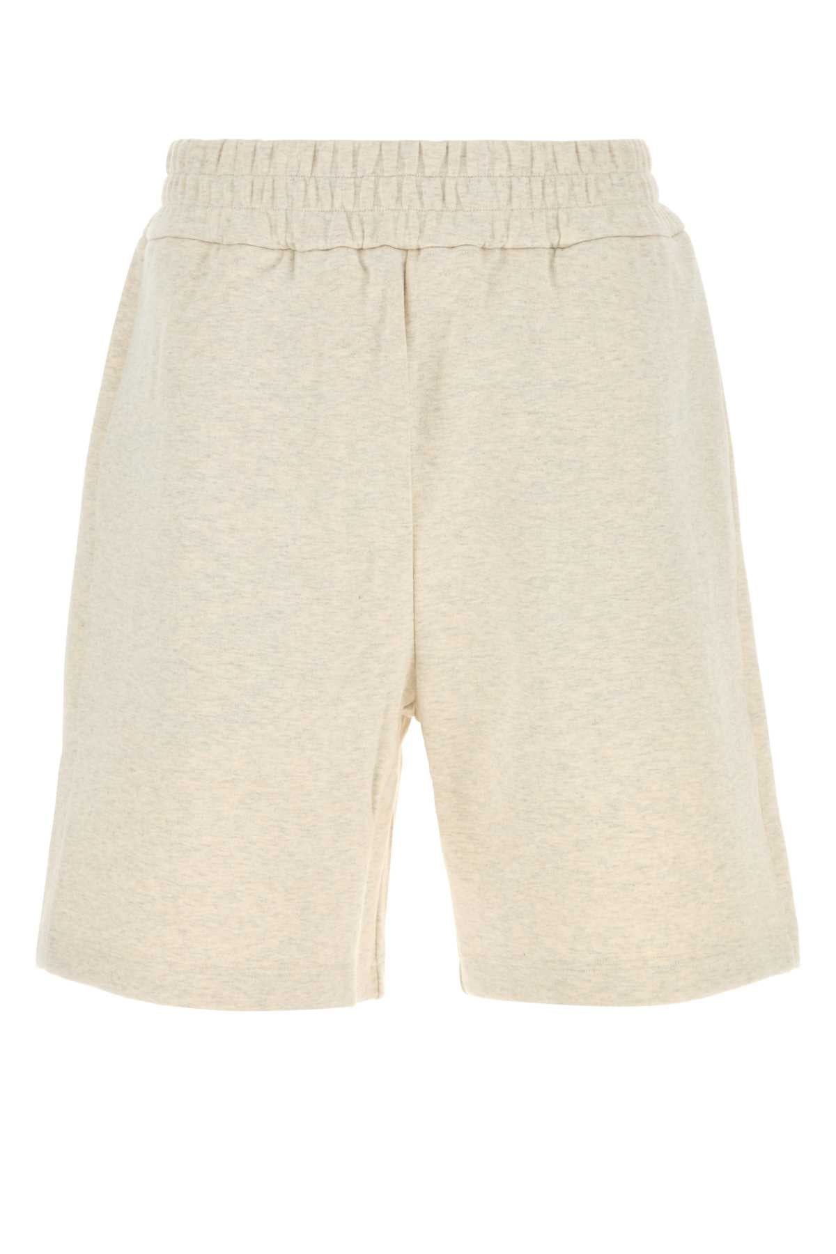Fendi Melange Bermuda Shorts — Beige