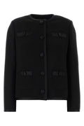Dolce & Gabbana Virgin Wool Blend Blazer — Black