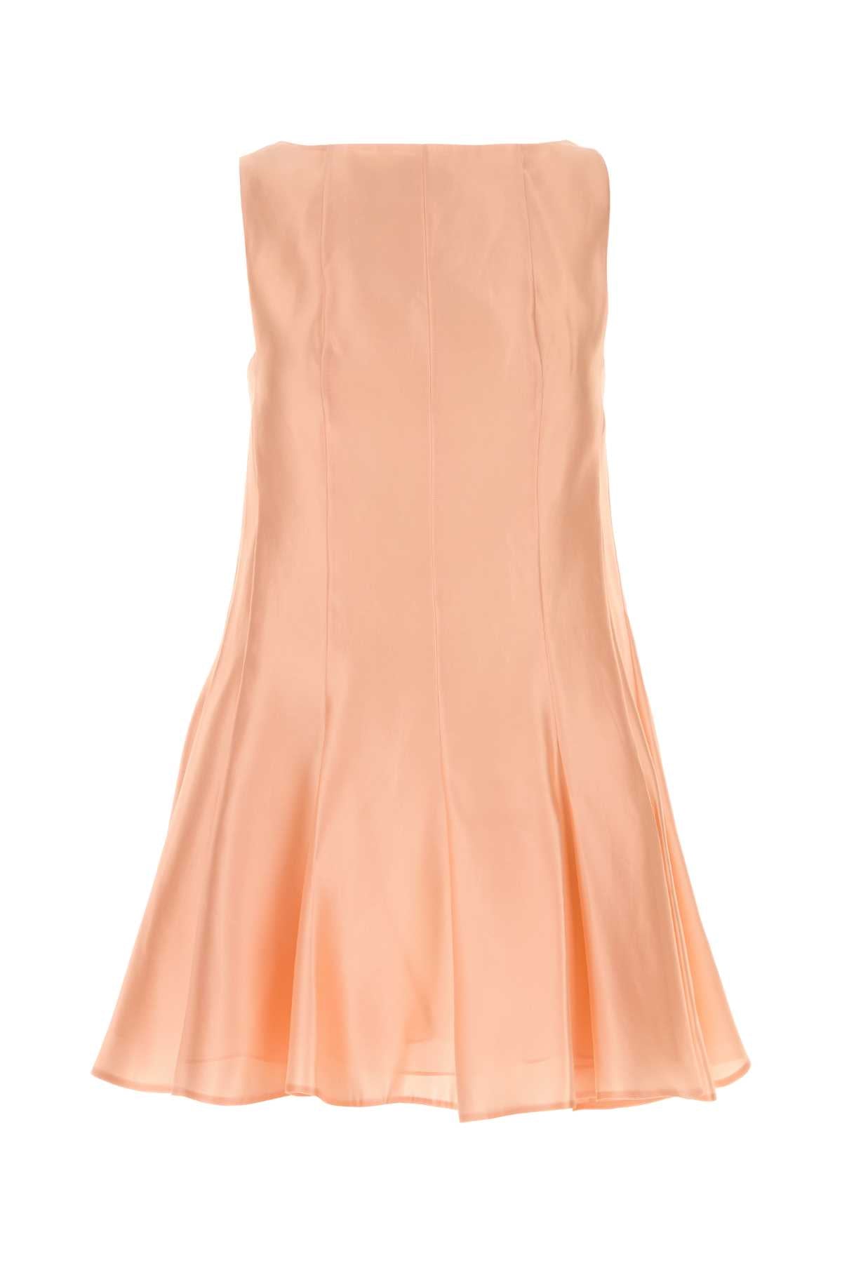 Khaite Mags Dress — Peach