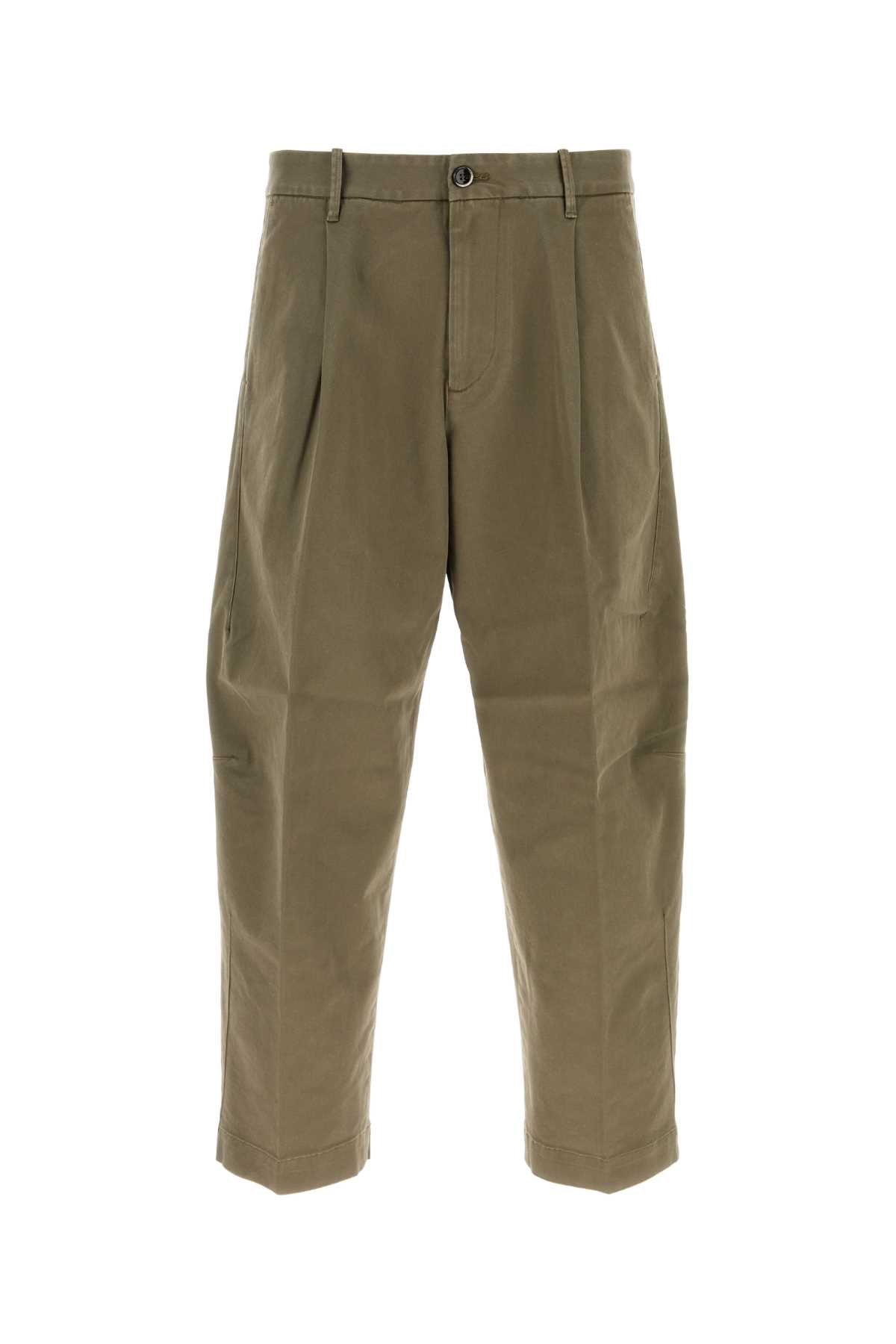 Nine In The Morning Squad Trousers — Green