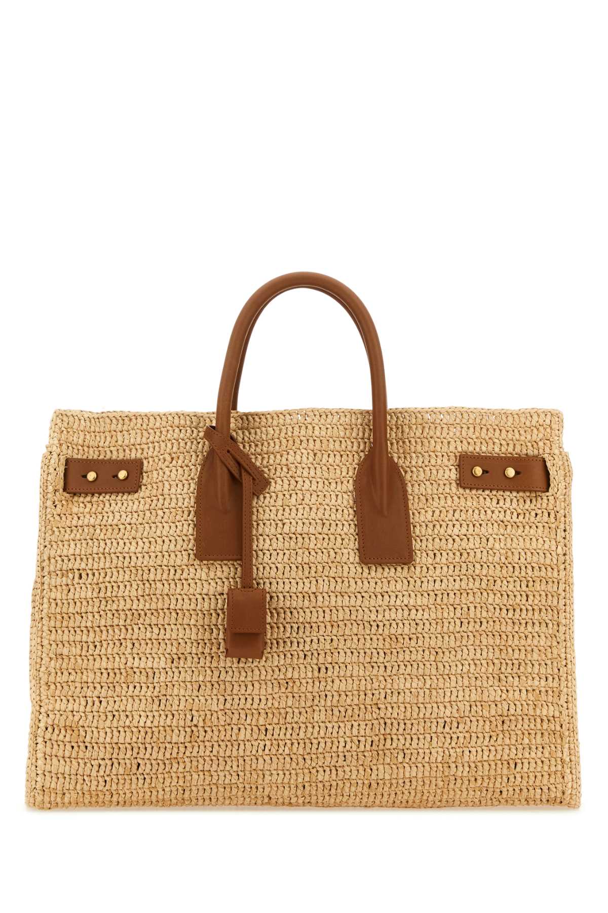 Saint Laurent Sac de Jour Tote Bag — Beige