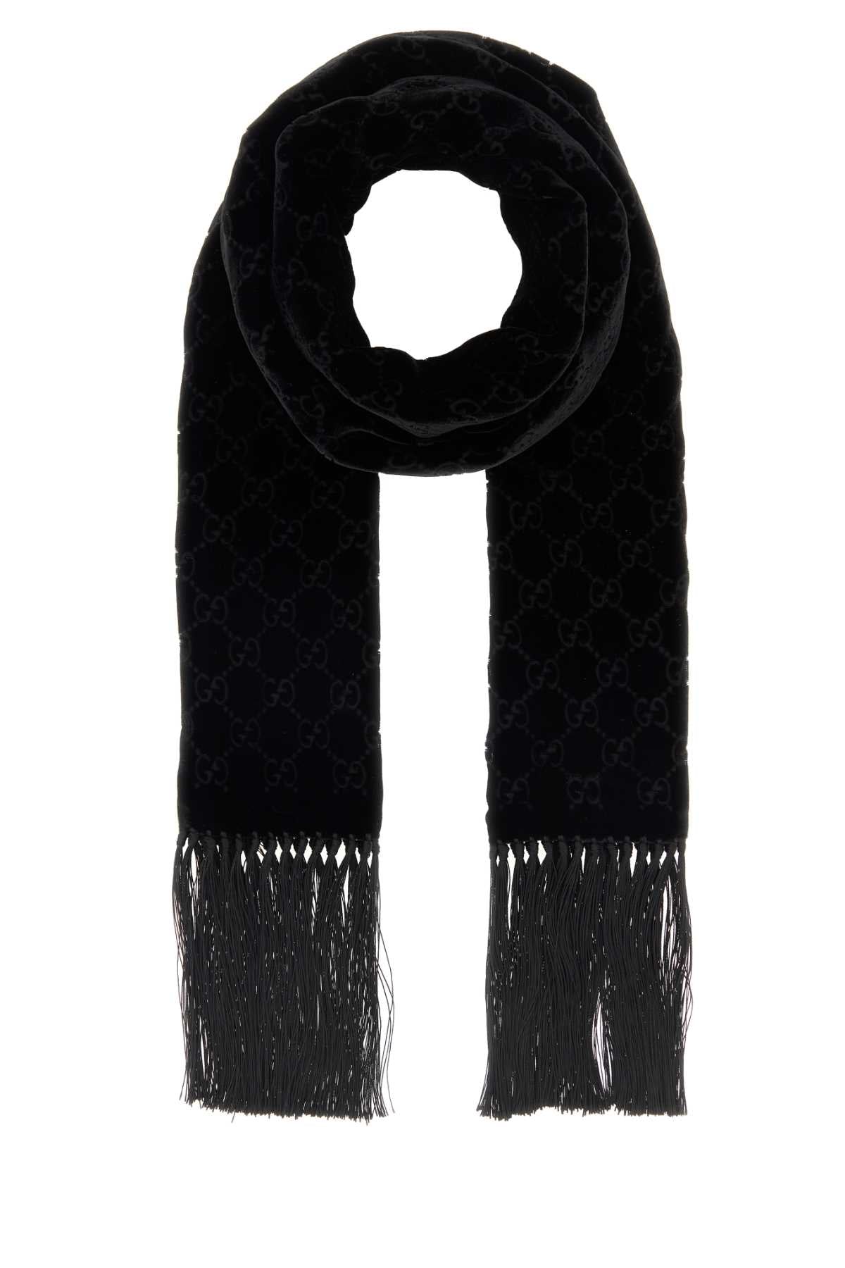 Gucci Velvy Scarf — Black