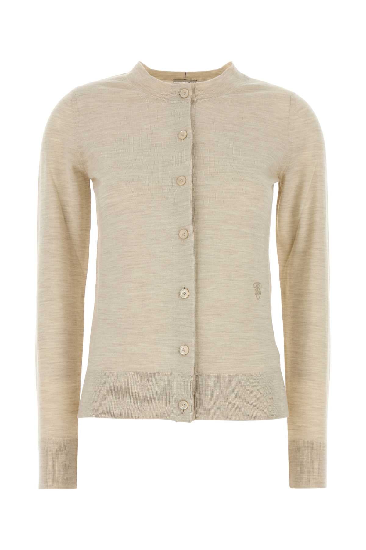 Burberry Wool Cardigan — Beige