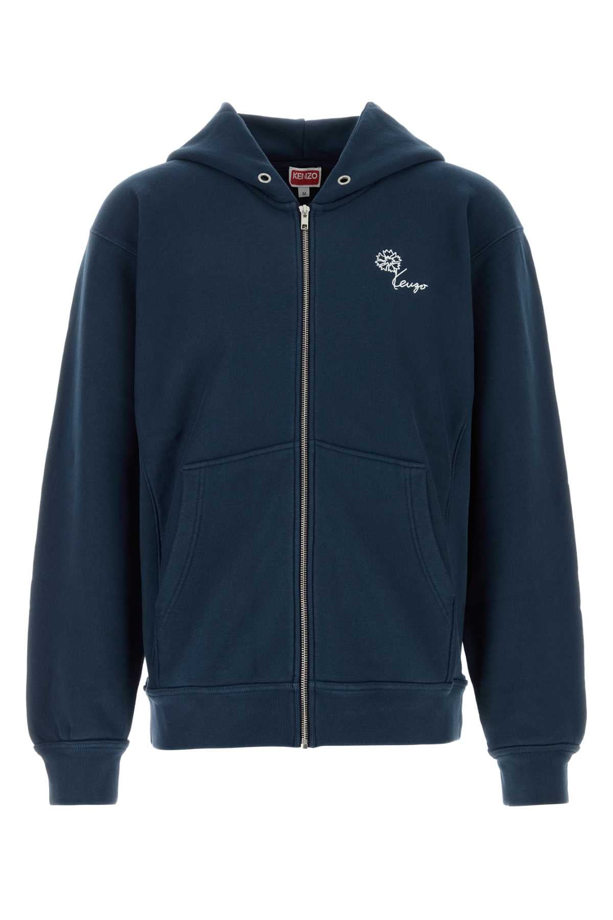 Kenzo Tulip Hoodie — Navy