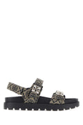 Tory Burch Monogram Sandal — Beige