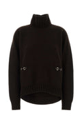 Gucci Wool Cashmere Blend Sweater — Brown