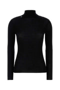 Prada Virgin Wool Turtleneck Sweater — Black